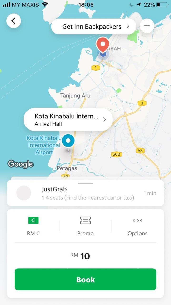Get Inn Backpackers Kota Kinabalu Eksteriør bilde